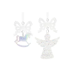 Dekoráció akasztós 7,5x2x12 cm 4 féle