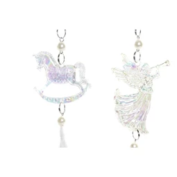 Dekoráció akasztós 9x1x26 cm 6 féle