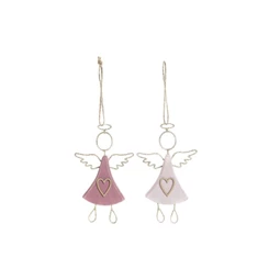 Dekoráció akasztós angyal 9x1,2x15 cm 2 féle