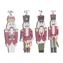 Dekoráció akasztós diótörő 5x0,3x31 cm 4 féle