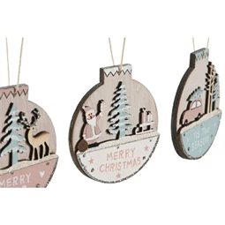 Dekoráció akasztós 17x11,5x32 cm 3 féle