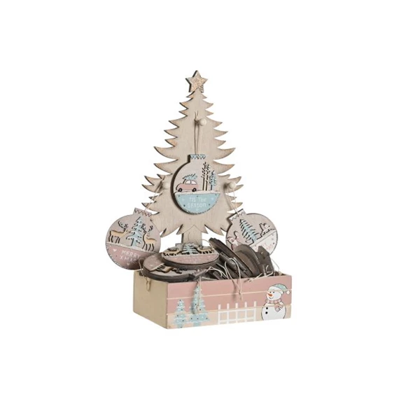 Dekoráció akasztós 17x11,5x32 cm 3 féle