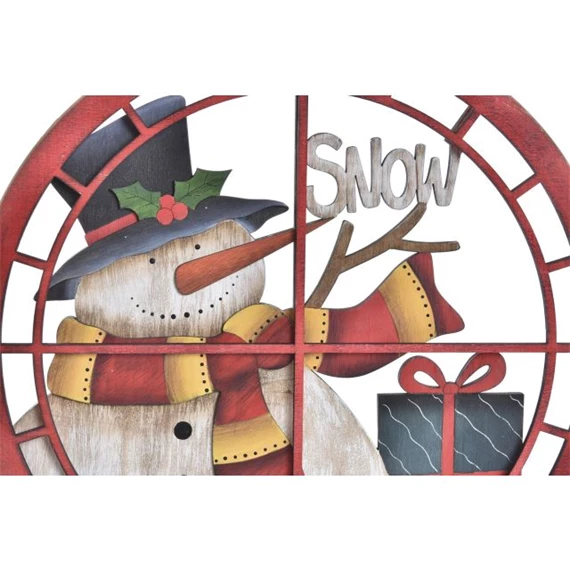 Dekoráció akasztós 33,5x1,2x33,5 cm 2 féle