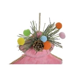 Dekoráció akasztós fenyő 16x4x18 cm 2 féle