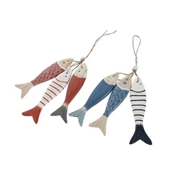 Dekoráció akasztós halak 10x10x38 cm 2 féle