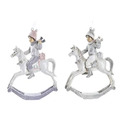 Dekoráció akasztós hintaló 9x4,5x12 cm 2 féle