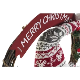 Dekoráció akasztós manó 35x9x35 cm 2 féle