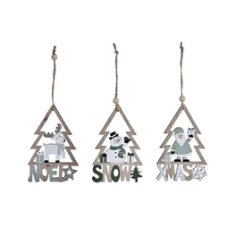 Dekoráció akasztós 7,7x0,5x12 cm 3 féle