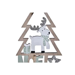 Dekoráció akasztós 7,7x0,5x12 cm 3 féle