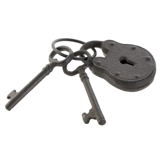 Dekoráció kulcsok, akasztós 10x2x15 cm