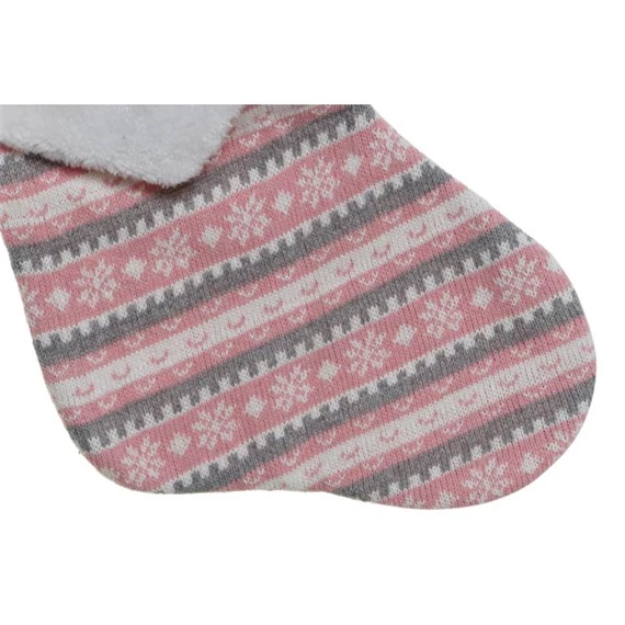 Dekoráció akasztós zokni 29x1x53 cm