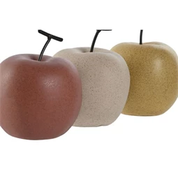 Dekoráció alma 9x9x11 cm 3 féle