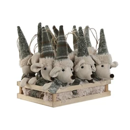 Dekoráció bárány, akasztós 25x17x21 cm 2 féle