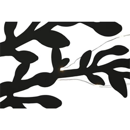 Dekoráció falra LED-es fa 99x2x99 cm