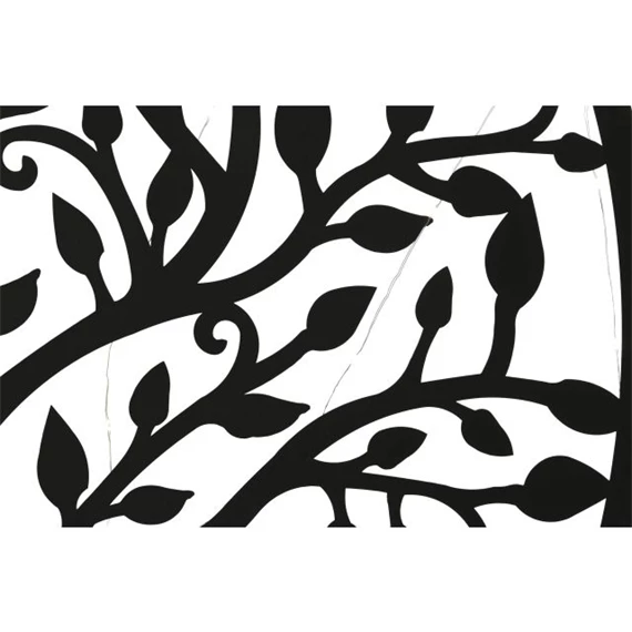 Dekoráció falra LED-es fa 99x2x99 cm