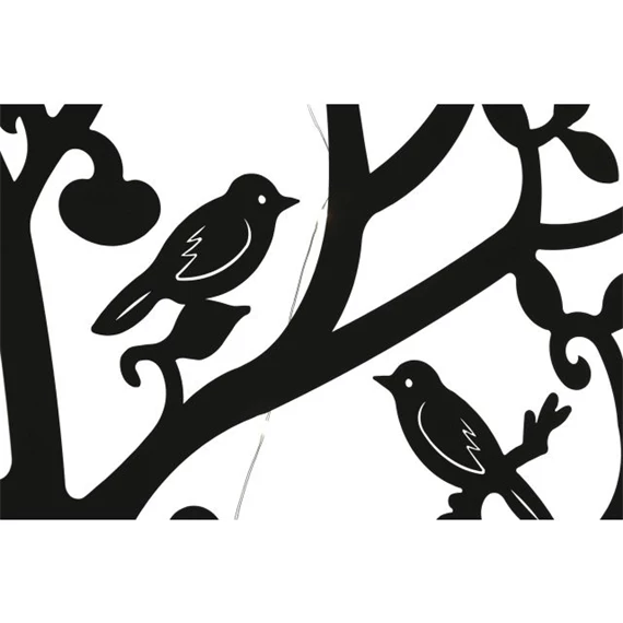 Dekoráció falra LED-es 99x2x99 cm