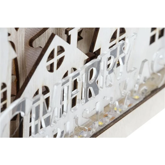 Dekoráció falra LED-es 30x5x15 cm