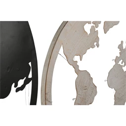 Dekoráció falra, LED-es világtérkép 59x2x59 cm 2 féle