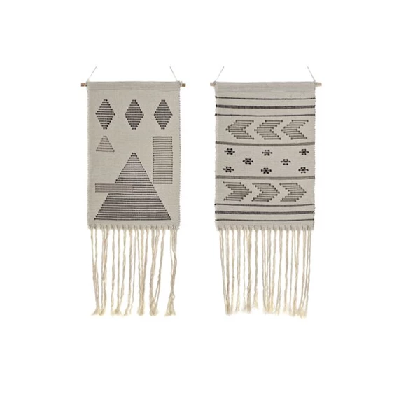 Dekoráció falra, geometrikus 46x1x64 cm 2 féle S/2