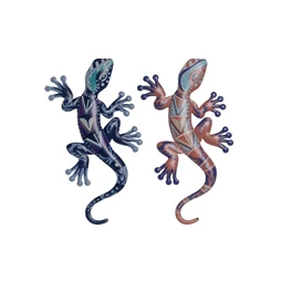 Dekoráció falra, gyík 14x1x30 cm 2 féle