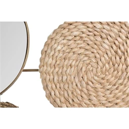 Dekoráció falra, tükörrel 72x3,5x74 cm