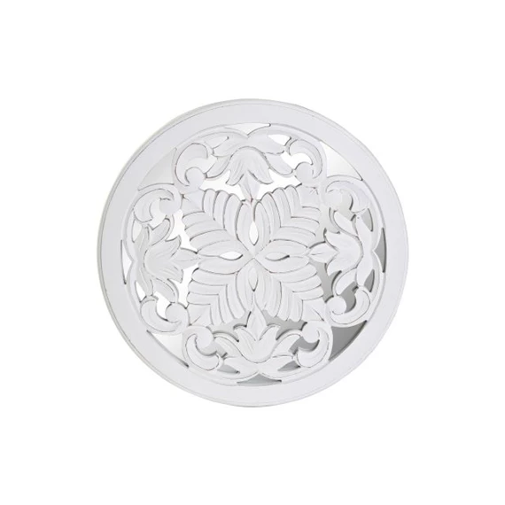 Dekoráció falra, tükörrel, virágos 40x1,5x40 cm