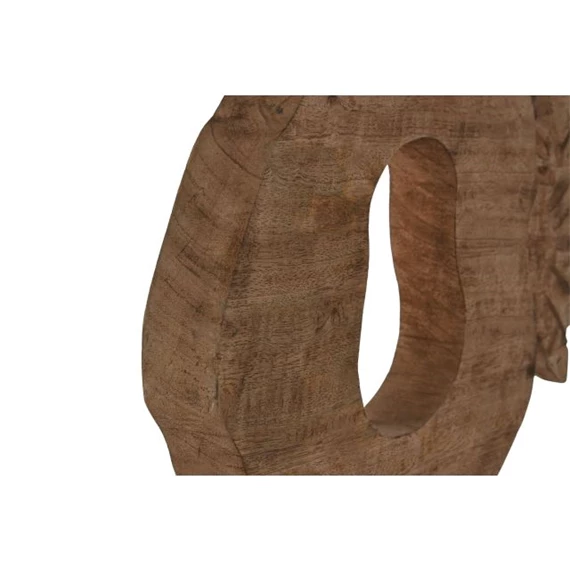 Dekoráció faragott hal 36x9x48 cm