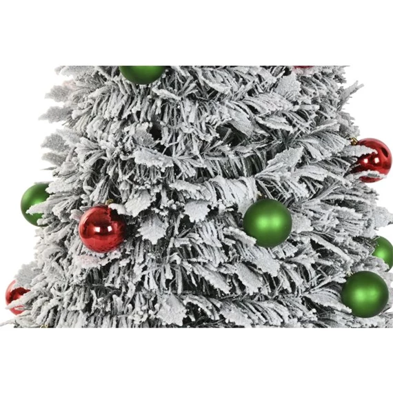 Dekoráció fenyő LED-es, havas, összecsukható 63,5x63,5x150 cm