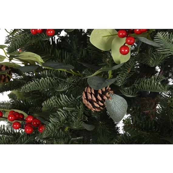 Dekoráció fenyő, LED-es 144x144x240 cm