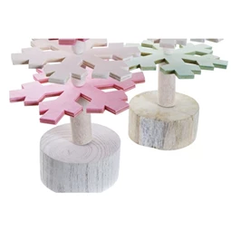 Dekoráció fenyő 14x14x51 cm 2 féle