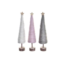 Dekoráció fenyő 10x10x42 cm 3 féle