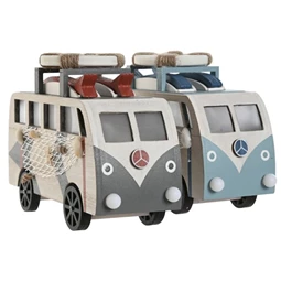 Dekoráció furgon LED-es 22x7x14 cm 2 féle