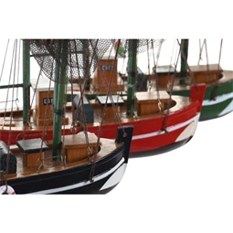 Dekoráció hajó 16x5x16 cm 3 féle