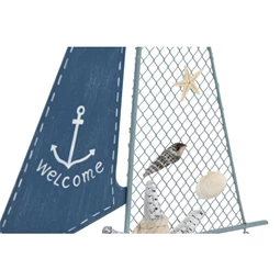 Dekoráció hajó 19,5x6x35,5 cm