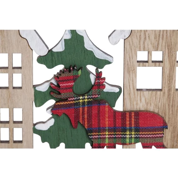 Dekoráció házak 45x4x14 cm 2 féle