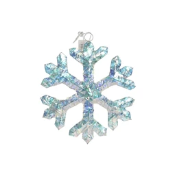 Dekoráció hópehely, 20 LED-es 30x2x30 cm