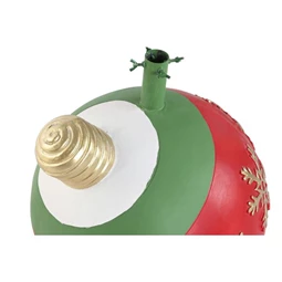 Dekoráció karácsonyfa talphoz gömb 41x41x48 cm