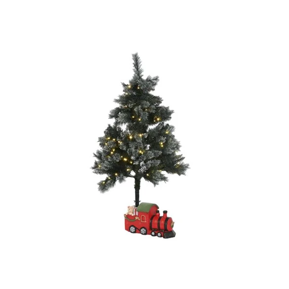 Dekoráció karácsonyfa talphoz vonat 56x21,5x37 cm