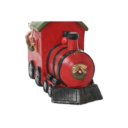 Dekoráció karácsonyfa talphoz vonat 56x21,5x37 cm