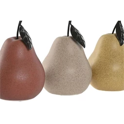 Dekoráció körte 8x8x14 cm 3 féle