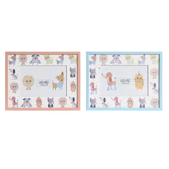 Dekoráció kutyás, macskás 22,5x1,5x17,5 cm 2 féle