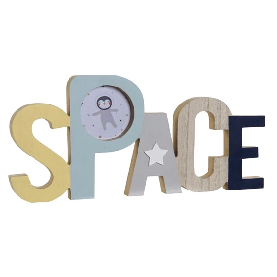 Dekoráció "Space" felirat 39x17,8x2 cm