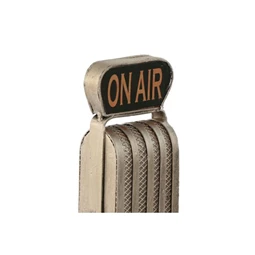 Dekoráció mikrofon 10x10x24 cm