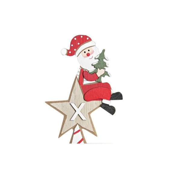 Dekoráció mikulás 10x4x30,5 cm