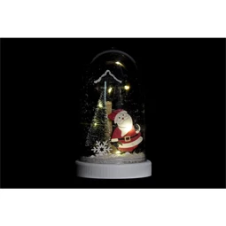 Dekoráció mikulás 11x11x18 cm 2 féle