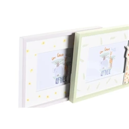 Dekoráció elefántos, zsiráfos 22,5x1,5x17,5 cm 2 féle