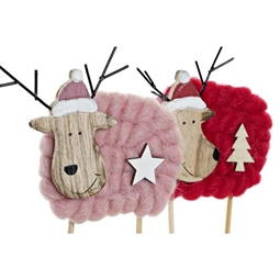 Dekoráció rénszarvas 12x4x17 cm 2 féle