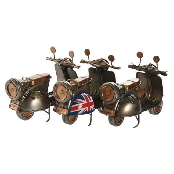 Dekoráció robogó 11x6x7 cm 3 féle