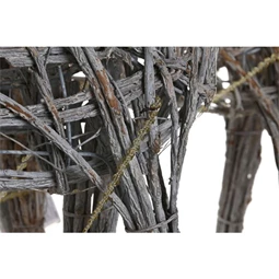 Dekoráció szett LED-es rénszarvas 58x30x30 cm S/3