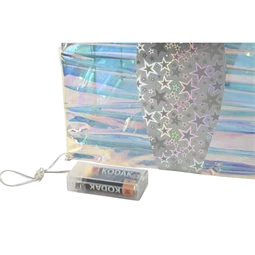 Dekoráció szett ajándékdoboz 20 LED-es 25x25x28 cm S/3